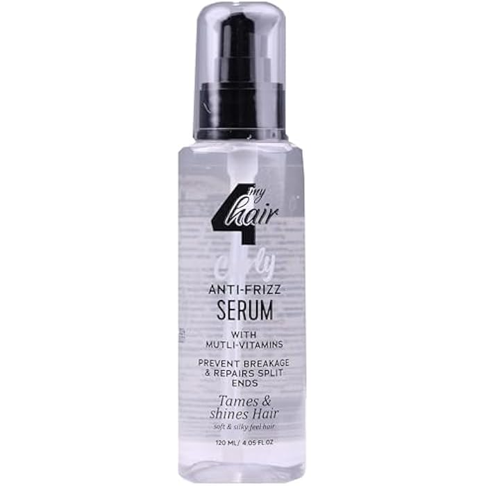4 My Hair - Hair Serum, Curly Anti-Frizz Hair Serum, With Multi-Vitamins, 120ML - Image 1